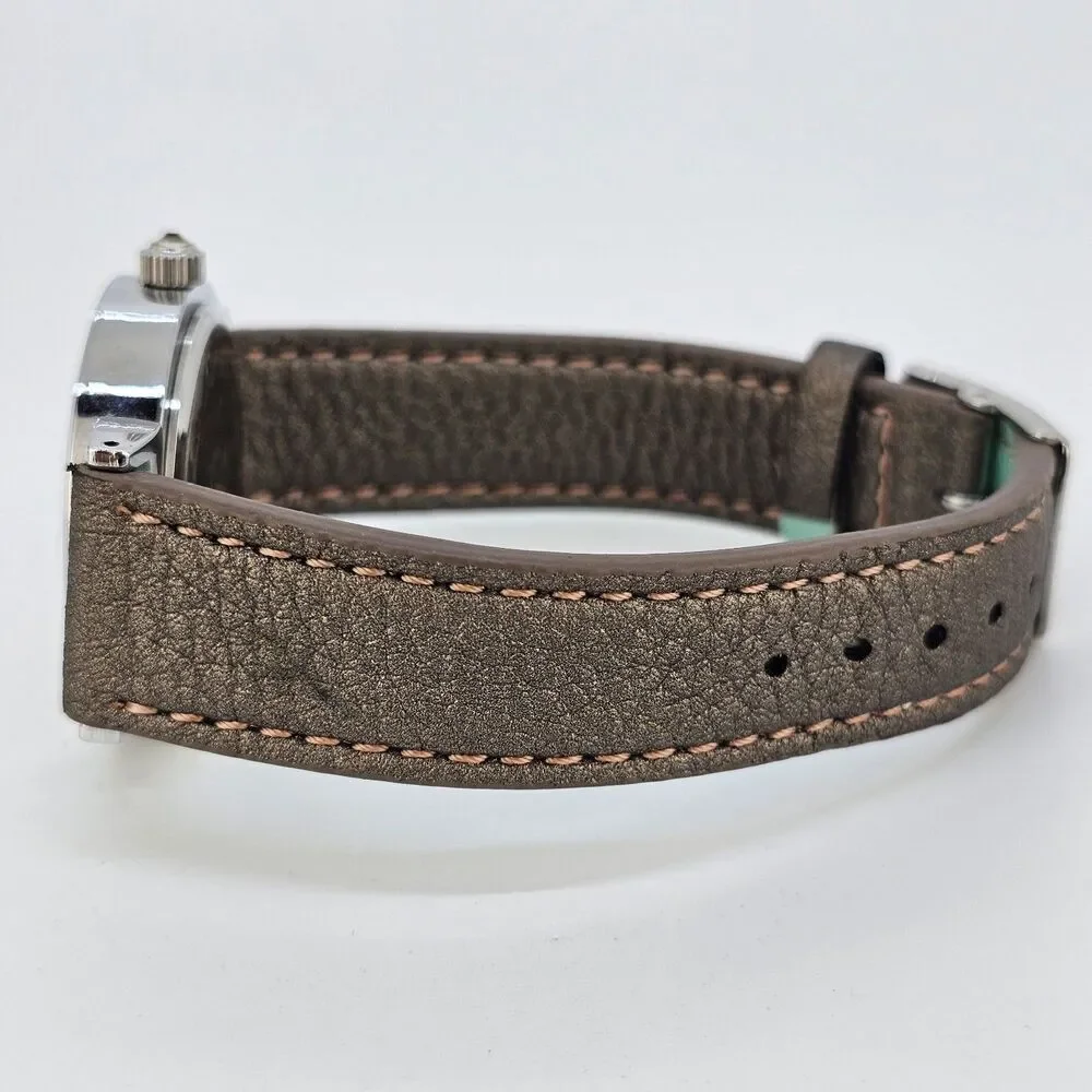 Premier Designs Women Watch Reversible Bands‎ 35MM Brown Green Bands New Battery